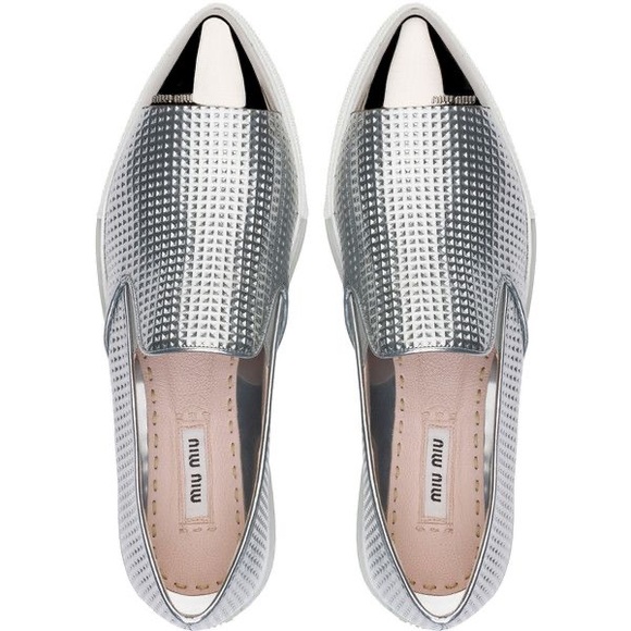 Miu Miu slip ons